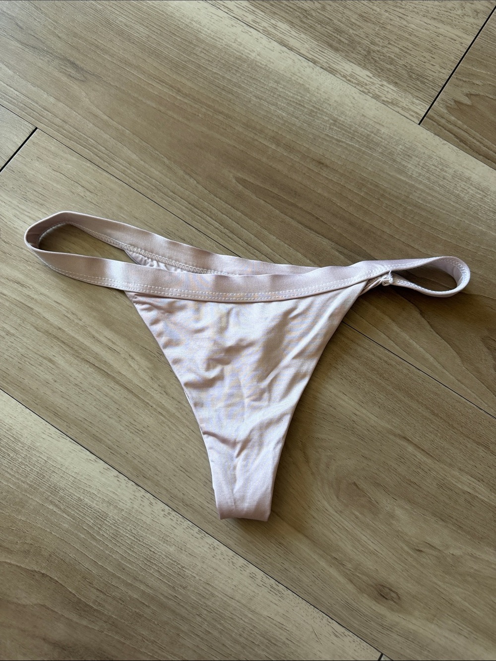 Light Pink Purple Minimal Bikini Bottom